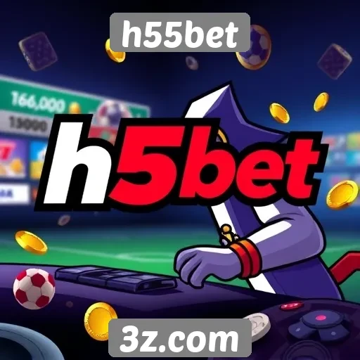 h55bet oferece diversificação em jogos online